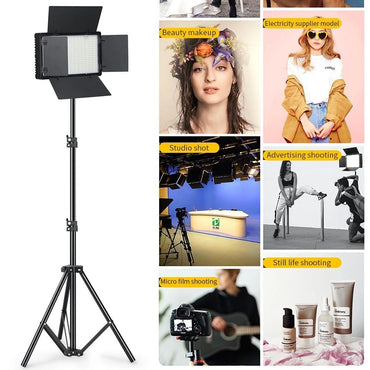 LED 600 Rechargeable Studio Light – 40W Adjustable Makeup & Video Shooting Light - Saif Al Najmi KwLED LightMy StoreSaif Al Najmi KwPRO LED 600133088LED 600 Rechargeable Studio Light – 40W Adjustable Makeup & Video Shooting Light