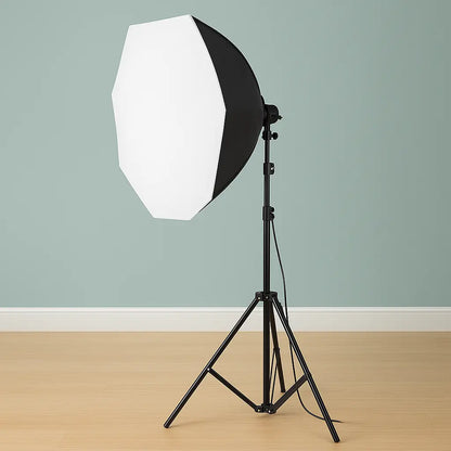 Professional Softbox Studio Light – 50×70cm / Adjustable Tripod Stand / Photography Lighting