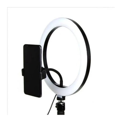 LJJ - 30 12 - Inch (30cm) White Selfie Ring Light with Adjustable Stand – Dimmable USB LED - Saif Al Najmi KwLED LightSaif Al Najmi KwSaif Al Najmi KwLJJ - 30 12 - Inch (30cm) White Selfie Ring Light with Adjustable Stand – Dimmable USB LED