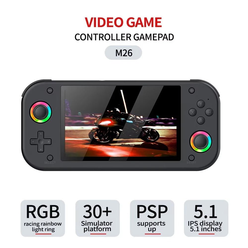 M26 Open - Source Handheld Game Console – 5.0″ IPS, 256GB, Linux System - Saif Al Najmi KwGamingSaif Al Najmi KwSaif Al Najmi KwM26 Open - Source Handheld Game Console – 5.0″ IPS, 256GB, Linux System