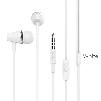 M34 honor music universal earphones with microphone - white - Saif Al Najmi Kw