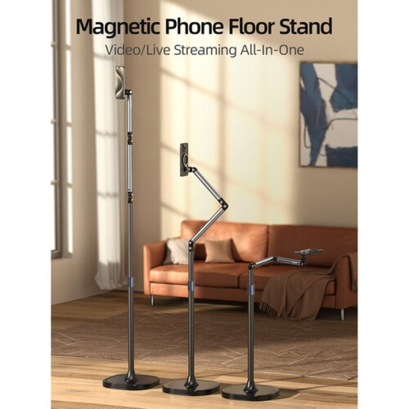 Magnetic Phone Stand TELESIN Floor Live Streaming 360° Mount - Saif Al Najmi KwPhone HolderTelesinSaif Al Najmi KwMagnetic Phone Stand TELESIN Floor Live Streaming 360° Mount