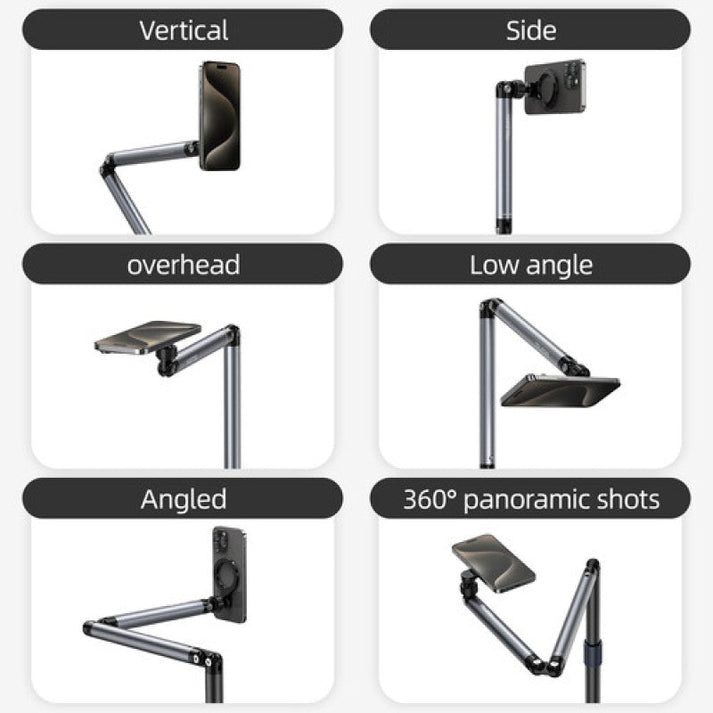 Magnetic Phone Stand TELESIN Floor Live Streaming 360° Mount - Saif Al Najmi KwPhone HolderTelesinSaif Al Najmi KwMagnetic Phone Stand TELESIN Floor Live Streaming 360° Mount
