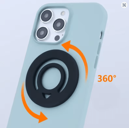 MagSafe Phone Ring Holder – Magnetic Silicone Strap for iPhone & Samsung - Saif Al Najmi KwPhone HolderSaif Al NajmiSaif Al Najmi KwBlackMagSafe Phone Ring Holder – Magnetic Silicone Strap for iPhone & Samsung