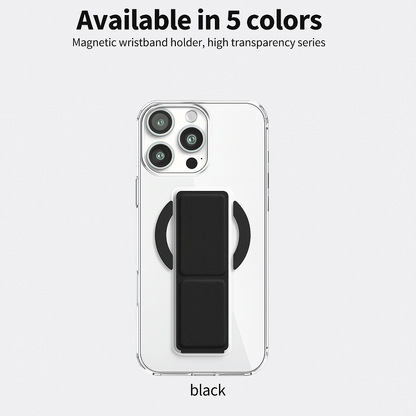 MagSafe Stand Case with Foldable Wristband Grip – Magnetic Wireless Charging Compatible - Saif Al Najmi KwPhone CaseSaif Al Najmi KwSaif Al Najmi KwBlackIPHONE 17 Pro MaxMagSafe Stand Case with Foldable Wristband Grip – Magnetic Wireless Charging Compatible