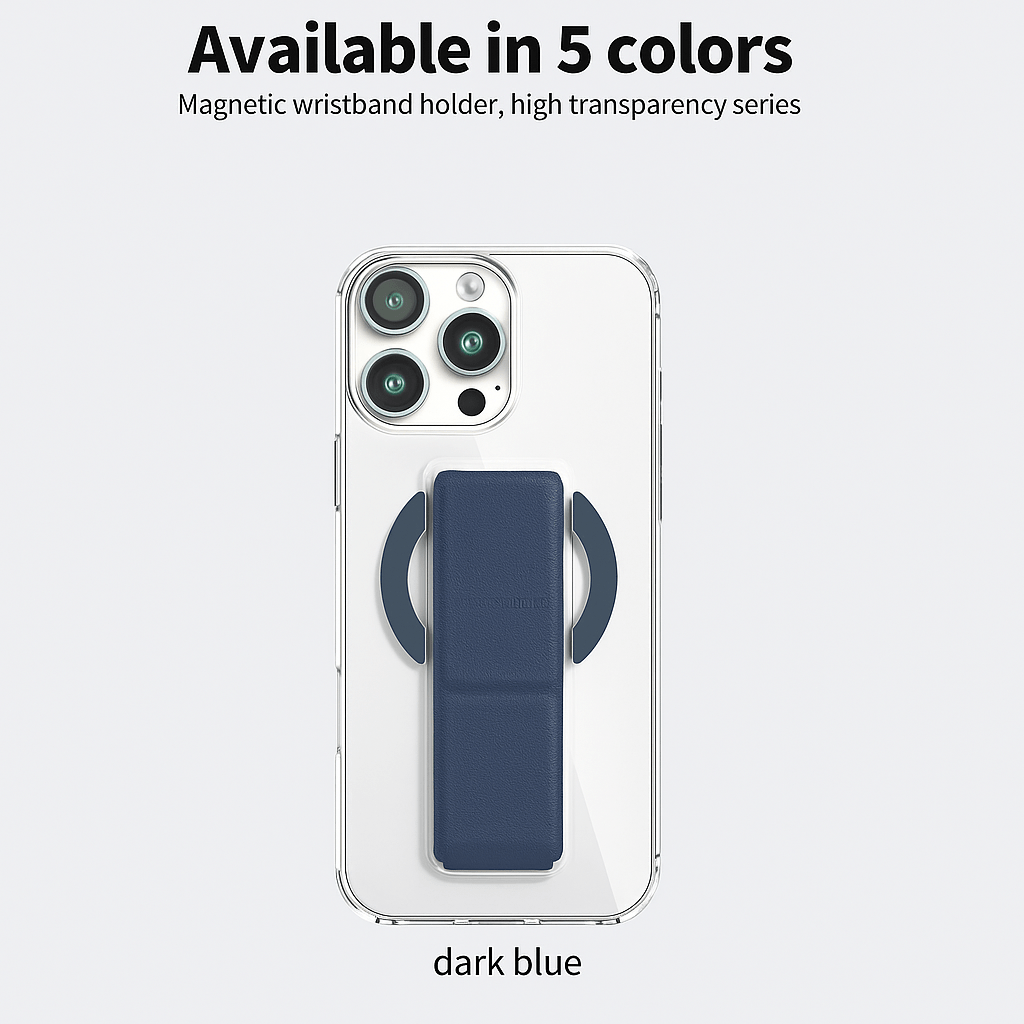 MagSafe Stand Case with Foldable Wristband Grip – Magnetic Wireless Charging Compatible - Saif Al Najmi KwPhone CaseSaif Al Najmi KwSaif Al Najmi KwDark blueIPHONE 15 Pro MaxMagSafe Stand Case with Foldable Wristband Grip – Magnetic Wireless Charging Compatible