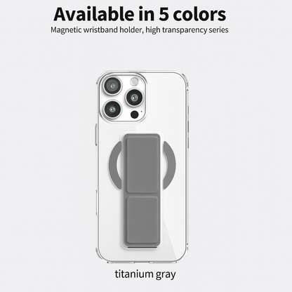 MagSafe Stand Case with Foldable Wristband Grip – Magnetic Wireless Charging Compatible - Saif Al Najmi KwPhone CaseSaif Al Najmi KwSaif Al Najmi KwGrayIPHONE 17 Pro MaxMagSafe Stand Case with Foldable Wristband Grip – Magnetic Wireless Charging Compatible