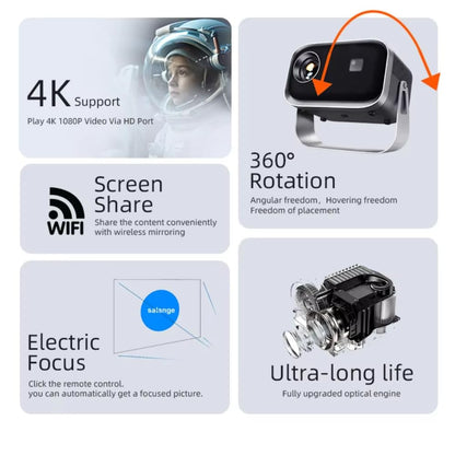 Maizic CineCast Pro Smart LED Projector - Saif Al Najmi KwPROJECTORCineCastSaif Al Najmi KwMaizic CineCast Pro Smart LED Projector