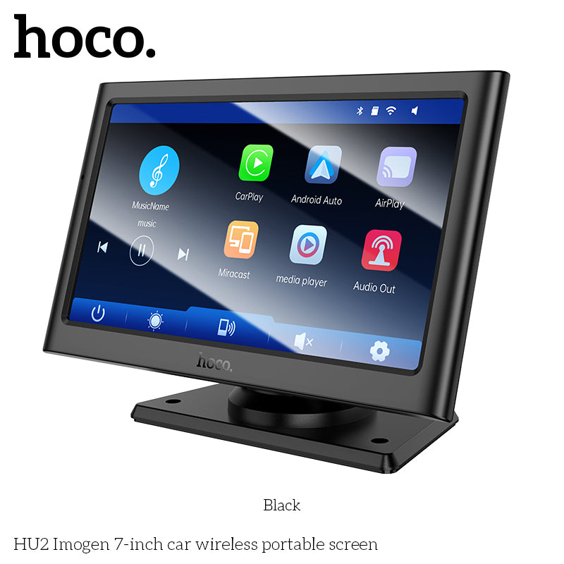 Hoco HU2 Imogen 7-Inch Wireless Mobile Car Screen - Saif Al Najmi Kw