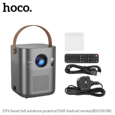 Hoco DT4 Smart Autofocus Projector – Android 720P Portable Home Cinema