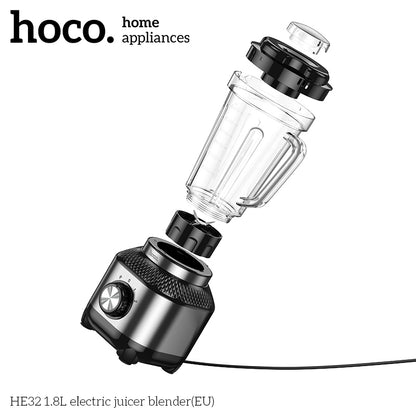Hoco HE32 Electric Juicer Blender, 600W, 1.8L Tank Capacity