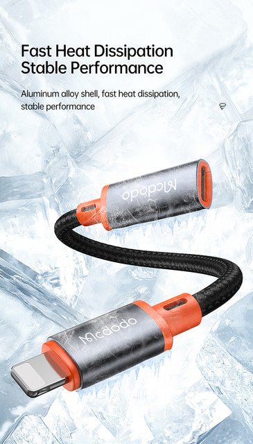 Mcdodo CA - 1440 Castle Series Type - C to Lightning Converter Cable - Saif Al Najmi KwOTG / ConnectorsMcdodoSaif Al Najmi KwCA-1440Mcdodo CA - 1440 Castle Series Type - C to Lightning Converter Cable - Saif Al Najmi Kw