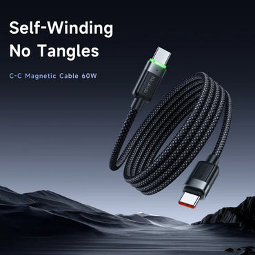Mcdodo CA - 2000 USB - C to USB - C Magnetic Cable - Saif Al Najmi KwData CablesMcdodoSaif Al Najmi KwMcdodo CA - 2000 USB - C to USB - C Magnetic Cable - Saif Al Najmi Kw