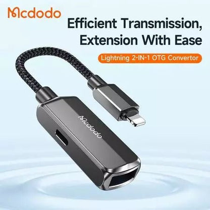 Mcdodo CA - 2690 2 in 1 USB Lightning OTG 3.0 Converter Adapter - Saif Al Najmi KwOTG / ConnectorsMcdodoSaif Al Najmi KwCA-2690Mcdodo CA - 2690 2 in 1 USB Lightning OTG 3.0 Converter Adapter - Saif Al Najmi Kw