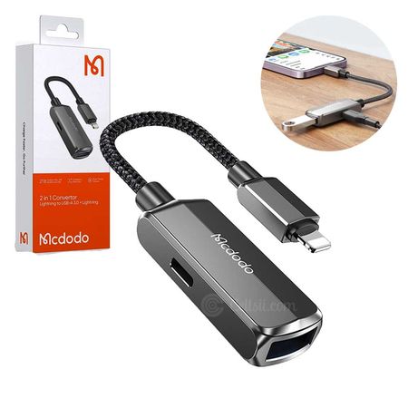 Mcdodo CA - 2690 2 in 1 USB Lightning OTG 3.0 Converter Adapter - Saif Al Najmi KwOTG / ConnectorsMcdodoSaif Al Najmi KwCA-2690Mcdodo CA - 2690 2 in 1 USB Lightning OTG 3.0 Converter Adapter - Saif Al Najmi Kw