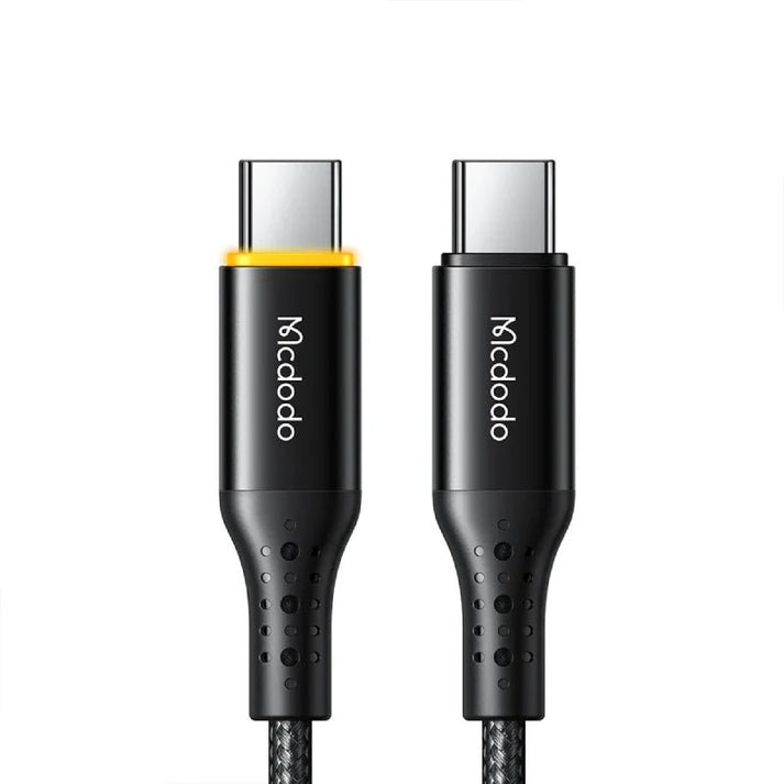 Mcdodo CA - 3461 USB - C to USB - C 100W 1.8m Auto Power - Off PD Cable - Black - Saif Al Najmi KwData CablesMcdodoSaif Al Najmi KwCA-3461Mcdodo CA - 3461 USB - C to USB - C 100W 1.8m Auto Power - Off PD Cable - Black - Saif Al Najmi Kw