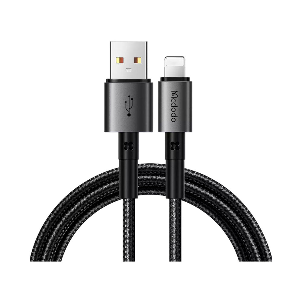 MCDODO CA - 3581 USB - A to Lightning Cable – 1.8M, Fast Charge (Black) - Saif Al Najmi KwData CablesMcdodoSaif Al Najmi KwMCDODO CA - 3581 USB - A to Lightning Cable – 1.8M, Fast Charge (Black)