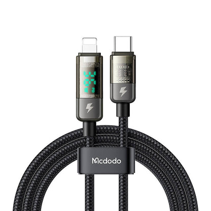 Mcdodo CA - 3600 USB - C to Lightning Cable – 36W, 1.2M, Auto Power - Off (Black) - Saif Al Najmi KwData CablesMcdodoSaif Al Najmi KwMcdodo CA - 3600 USB - C to Lightning Cable – 36W, 1.2M, Auto Power - Off (Black)