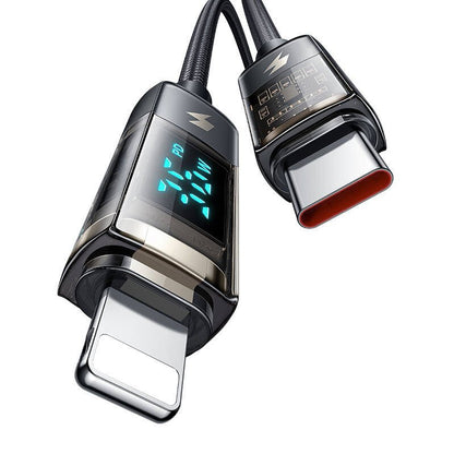 Mcdodo CA - 3600 USB - C to Lightning Cable – 36W, 1.2M, Auto Power - Off (Black) - Saif Al Najmi KwData CablesMcdodoSaif Al Najmi KwMcdodo CA - 3600 USB - C to Lightning Cable – 36W, 1.2M, Auto Power - Off (Black)