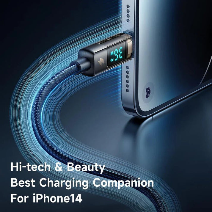 Mcdodo CA - 3620 Pro USB - C to Lightning Transparent Cable – 1.2M, Auto Power - Off - Saif Al Najmi KwData CablesMcdodoSaif Al Najmi KwMcdodo CA - 3620 Pro USB - C to Lightning Transparent Cable – 1.2M, Auto Power - Off