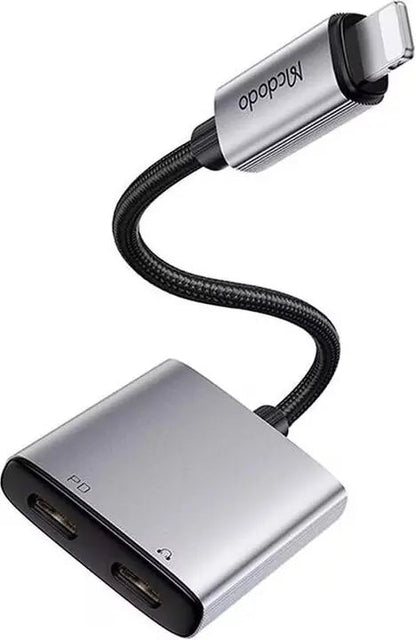 Mcdodo CA - 5560 2 - in - 1 Lightning to Dual Lightning Audio Adapter - Saif Al Najmi KwOTG / ConnectorsMcdodoSaif Al Najmi KwCA-5560Mcdodo CA - 5560 2 - in - 1 Lightning to Dual Lightning Audio Adapter - Saif Al Najmi Kw