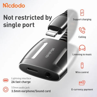 mcdodo CA - 6340 Lightning to Lightning and DC3.5mm cable 0.1m - Saif Al Najmi KwOTG / ConnectorsMcdodoSaif Al Najmi KwCA-6340131112mcdodo CA - 6340 Lightning to Lightning and DC3.5mm cable 0.1m - Saif Al Najmi Kw