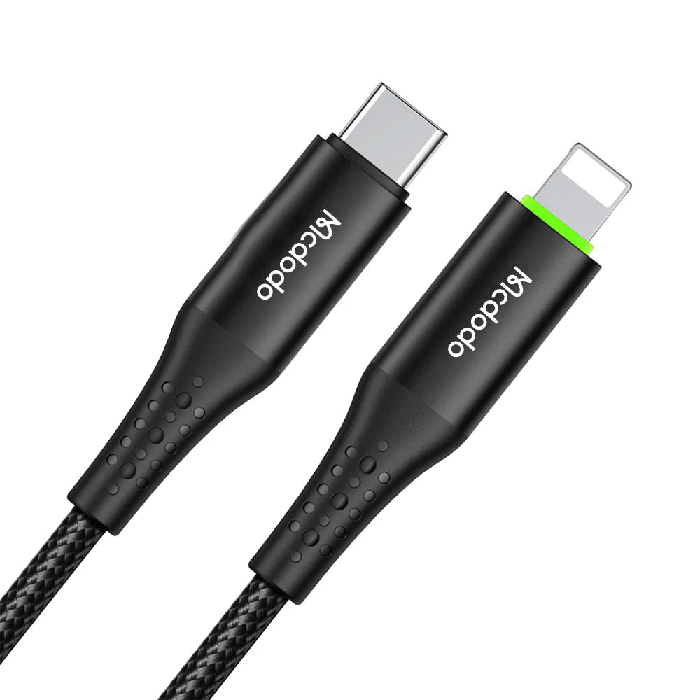 Mcdodo CA - 7360 36W Lightning to Type - C PD 1.2m Cable with Auto Power - Off - Saif Al Najmi KwData CablesMcdodoSaif Al Najmi KwMcdodo CA - 7360 36W Lightning to Type - C PD 1.2m Cable with Auto Power - Off - Saif Al Najmi Kw