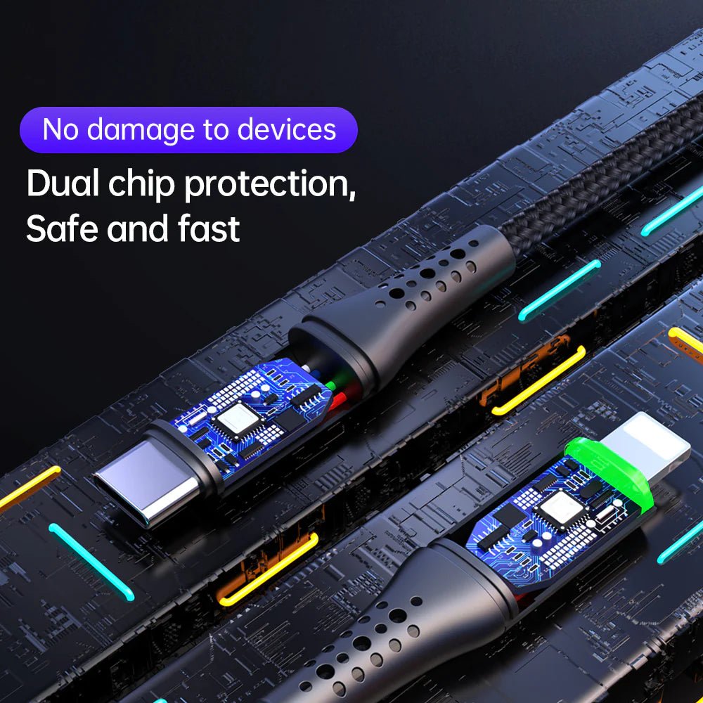 Mcdodo CA - 7360 36W Lightning to Type - C PD 1.2m Cable with Auto Power - Off - Saif Al Najmi KwData CablesMcdodoSaif Al Najmi KwMcdodo CA - 7360 36W Lightning to Type - C PD 1.2m Cable with Auto Power - Off - Saif Al Najmi Kw