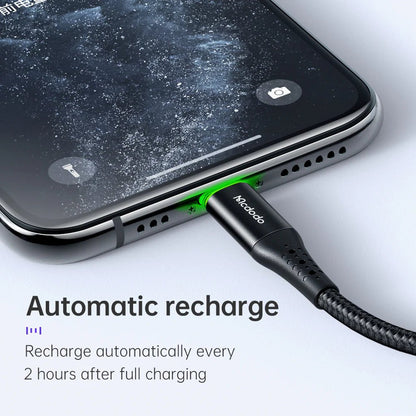 Mcdodo CA - 7360 36W Lightning to Type - C PD 1.2m Cable with Auto Power - Off - Saif Al Najmi KwData CablesMcdodoSaif Al Najmi KwMcdodo CA - 7360 36W Lightning to Type - C PD 1.2m Cable with Auto Power - Off - Saif Al Najmi Kw