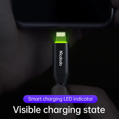 Mcdodo CA - 7360 36W Lightning to Type - C PD 1.2m Cable with Auto Power - Off - Saif Al Najmi KwData CablesMcdodoSaif Al Najmi KwMcdodo CA - 7360 36W Lightning to Type - C PD 1.2m Cable with Auto Power - Off - Saif Al Najmi Kw