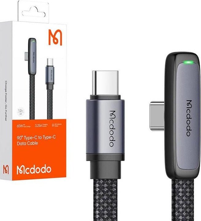 Mcdodo CA3361 USB - C to USB - C Cable – 1.8M, 65W PD Fast Charging - Saif Al Najmi KwData CablesMcdodoSaif Al Najmi KwMcdodo CA3361 USB - C to USB - C Cable – 1.8M, 65W PD Fast Charging