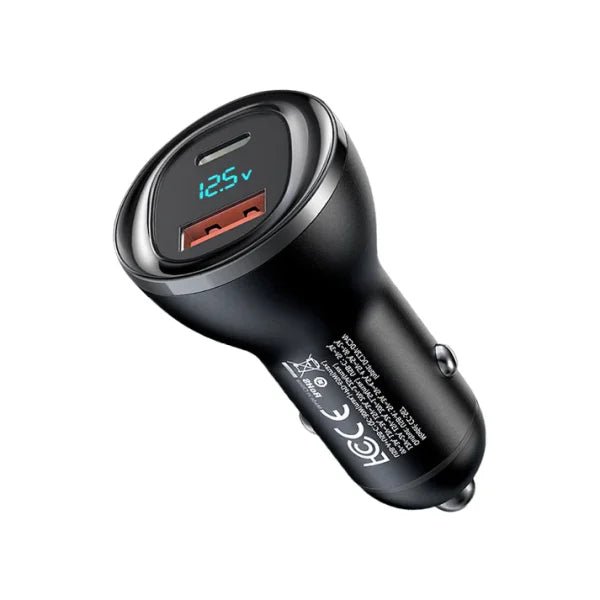 Mcdodo CC - 5670 95W Dual - Port Car Charger with Digital Display - Saif Al Najmi KwCar ChargersMcdodoSaif Al Najmi KwCC-5670131043Mcdodo CC - 5670 95W Dual - Port Car Charger with Digital Display - Saif Al Najmi Kw