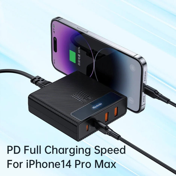 Mcdodo CH - 180 Hyperspace Series 100W 4 - Port PD Quick Charging Station - Saif Al Najmi KwChargersMcdodoSaif Al Najmi KwCH-180132891Mcdodo CH - 180 Hyperspace Series 100W 4 - Port PD Quick Charging Station - Saif Al Najmi Kw