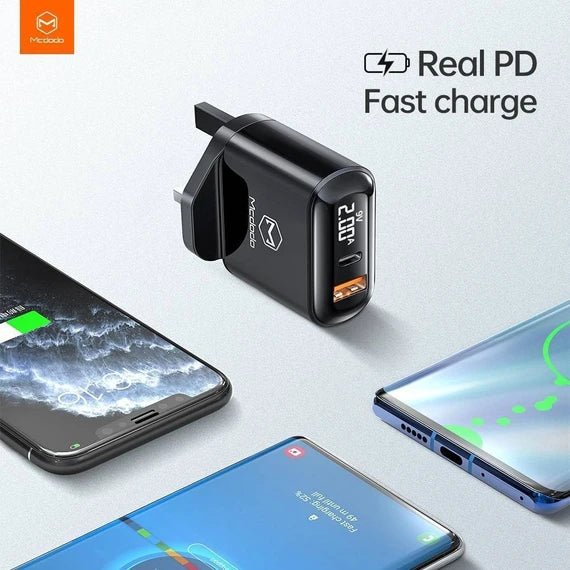 Mcdodo CH - 7231 20W Fast Charging Head with Type - C to Lightning Cable for iPhone - Saif Al Najmi KwChargersMcdodoSaif Al Najmi KwMcdodo CH - 7231 20W Fast Charging Head with Type - C to Lightning Cable for iPhone - Saif Al Najmi Kw