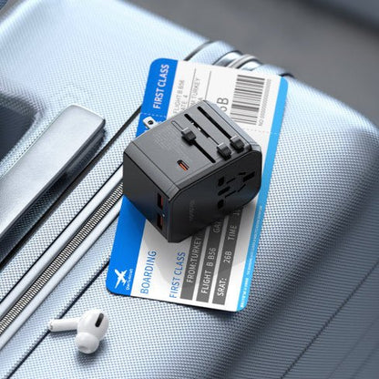 Mcdodo CP - 429 G3 Universal 33W Travel Adapter 1C+2A+1AC - Black - Saif Al Najmi KwAdapterMcdodoSaif Al Najmi KwMcdodo CP - 429 G3 Universal 33W Travel Adapter 1C+2A+1AC - Black - Saif Al Najmi Kw