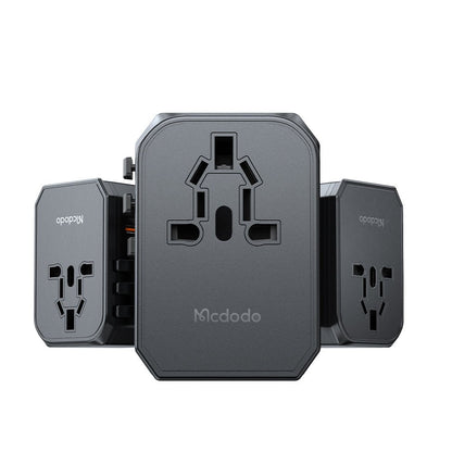 Mcdodo CP - 429 G3 Universal 33W Travel Adapter 1C+2A+1AC - Black - Saif Al Najmi KwAdapterMcdodoSaif Al Najmi KwMcdodo CP - 429 G3 Universal 33W Travel Adapter 1C+2A+1AC - Black - Saif Al Najmi Kw