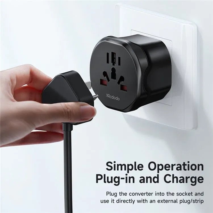MCDODO CP - 454 Universal Travel Adapter for UK - Saif Al Najmi KwAdapterMcdodoSaif Al Najmi KwMCDODO CP - 454 Universal Travel Adapter for UK - Saif Al Najmi Kw