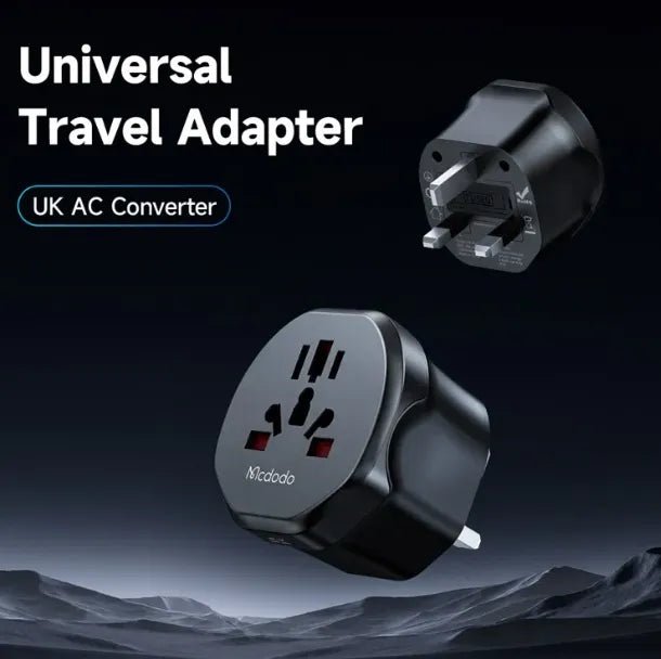 MCDODO CP - 454 Universal Travel Adapter for UK - Saif Al Najmi KwAdapterMcdodoSaif Al Najmi KwMCDODO CP - 454 Universal Travel Adapter for UK - Saif Al Najmi Kw