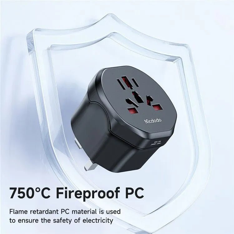 MCDODO CP - 454 Universal Travel Adapter for UK - Saif Al Najmi KwAdapterMcdodoSaif Al Najmi KwMCDODO CP - 454 Universal Travel Adapter for UK - Saif Al Najmi Kw