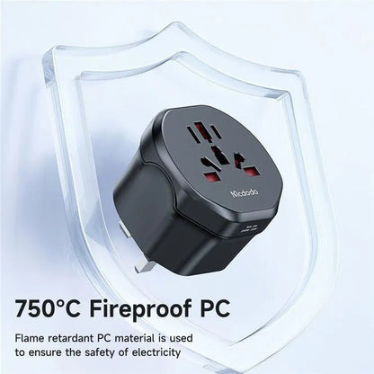 MCDODO CP - 454 Universal Travel Adapter for UK - Saif Al Najmi KwAdapterMcdodoSaif Al Najmi KwMCDODO CP - 454 Universal Travel Adapter for UK - Saif Al Najmi Kw
