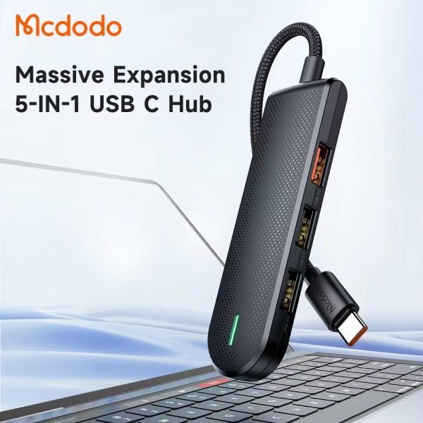 MCDODO HU - 143 5 in 1 Massive Expansion USB - C HUB - Saif Al Najmi KwUSB HubMcdodoSaif Al Najmi KwHU-143132201MCDODO HU - 143 5 in 1 Massive Expansion USB - C HUB - Saif Al Najmi Kw