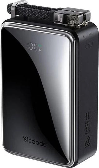 Mcdodo MC - 0561 25000mAh Power Bank with Built - in Cable, 100W Fast Charging & Digital Display - Saif Al Najmi KwPower BanksMcdodoSaif Al Najmi KwMcdodo MC - 0561 25000mAh Power Bank with Built - in Cable, 100W Fast Charging & Digital Display - Saif Al Najmi Kw