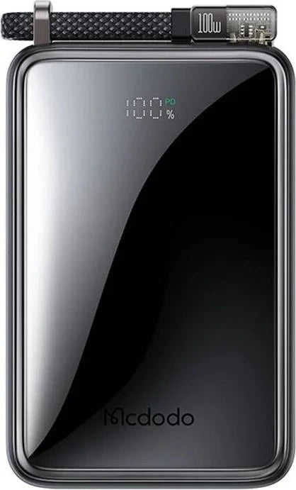 Mcdodo MC - 0561 25000mAh Power Bank with Built - in Cable, 100W Fast Charging & Digital Display - Saif Al Najmi KwPower BanksMcdodoSaif Al Najmi KwMcdodo MC - 0561 25000mAh Power Bank with Built - in Cable, 100W Fast Charging & Digital Display - Saif Al Najmi Kw