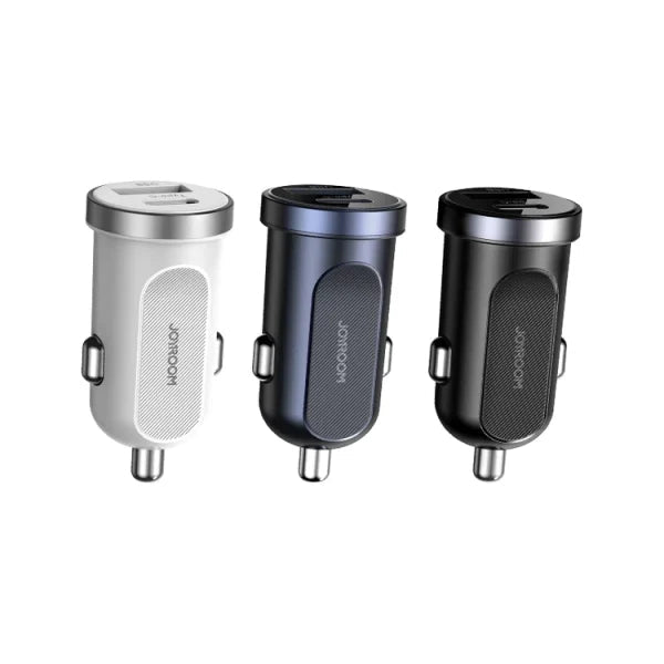 Mini dual - port 30W smart car charger PD+QC3.0 C - A08 - White - Saif Al Najmi KwCar ChargersJOYROOMSaif Al Najmi KwC-A08 WHITE130558Mini dual - port 30W smart car charger PD+QC3.0 C - A08 - White - Saif Al Najmi Kw