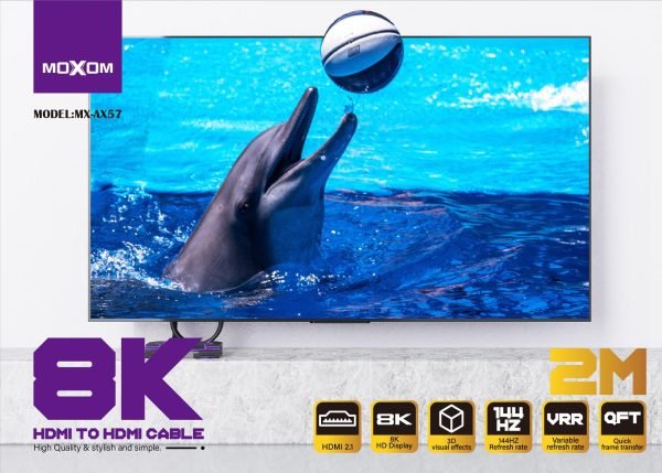 MOXOM MX - AX57 8K 2M HDMI CABLE - Saif Al Najmi KwData CablesMOXOMSaif Al Najmi KwMX-AX57131947MOXOM MX - AX57 8K 2M HDMI CABLE - Saif Al Najmi Kw