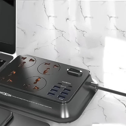 Moxom MX - ST06 Power Extension 2500W - Saif Al Najmi KwExtension Power SocketMOXOMSaif Al Najmi KwMX-ST06MX-ST06WhiteMoxom MX - ST06 Power Extension 2500W - Saif Al Najmi Kw