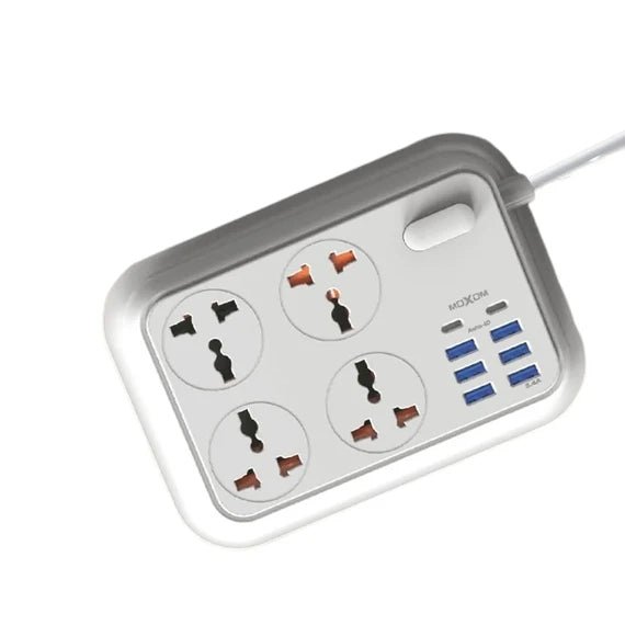 Moxom MX - ST06 Power Extension 2500W - Saif Al Najmi KwExtension Power SocketMOXOMSaif Al Najmi KwMX-ST06MX-ST06WhiteMoxom MX - ST06 Power Extension 2500W - Saif Al Najmi Kw