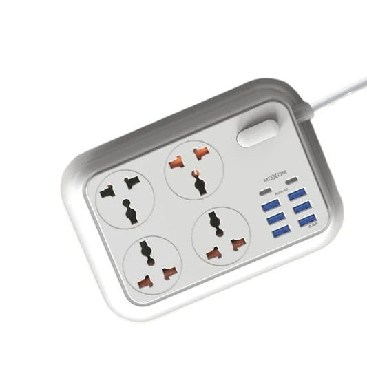 Moxom MX - ST06 Power Extension 2500W - Saif Al Najmi KwExtension Power SocketMOXOMSaif Al Najmi KwMX-ST06MX-ST06WhiteMoxom MX - ST06 Power Extension 2500W - Saif Al Najmi Kw