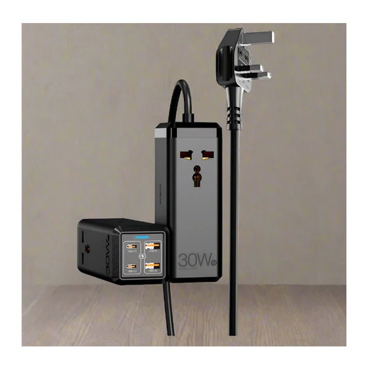 MOXOM MX - ST19 PD 30W 6 IN 1 2M UNIVERSAL SOCKET FAST CHARGER - Saif Al Najmi KwDesktop ChargersMOXOMSaif Al Najmi KwMOXOM MX - ST19 PD 30W 6 IN 1 2M UNIVERSAL SOCKET FAST CHARGER - Saif Al Najmi Kw