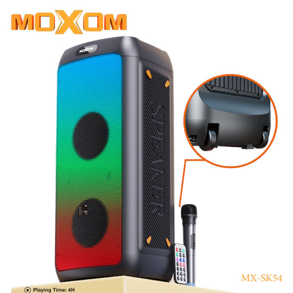 Moxom MX-SK54 30W LED SuperPower Wireless Speaker - Saif Al Najmi Kw